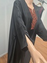 The Open-Front Black Abaya