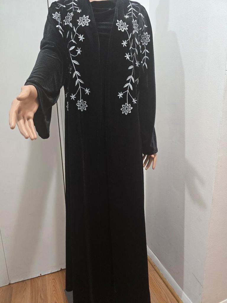 velvet abaya.