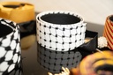 Cashmere Belts - black white