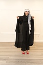 Ruffle Sleeve Abaya