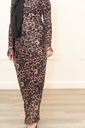 Tiger print abaya outfit