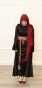 Red wine  Lightweight breathable hijab scarf 
