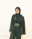 Dark green Lightweight breathable hijab scarf 