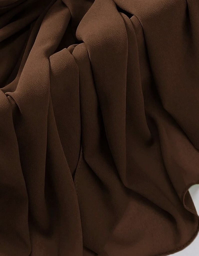 Brown chiffon