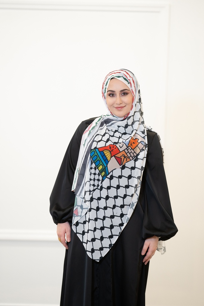 The Tenth Flag Map Keffiyeh