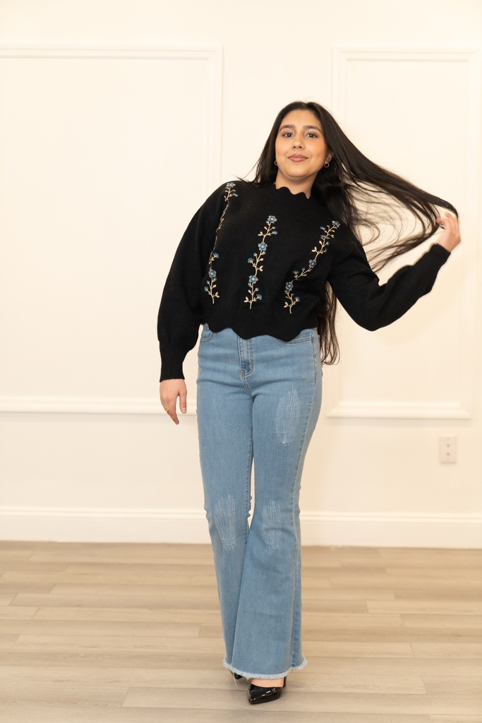 Unique Like a Blue Rose (Without Hijab)
