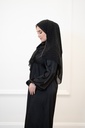 The Shiny Black Collection features Black shawls with a shimmer of silver, gold, or black beads. These shawls are perfect for abayas, formal wear, and dresses.