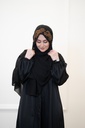 The Shiny Black Collection Black shawls with a shimmer of silver, gold, or black beads. Perfect for abayas, formal wear, and dresses.