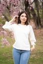 Cotton Stylish White  Blouse
