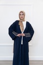 Navy Blue Magical Fabric Abaya 