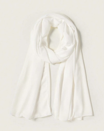 Off white  chiffon Hijab Scarf